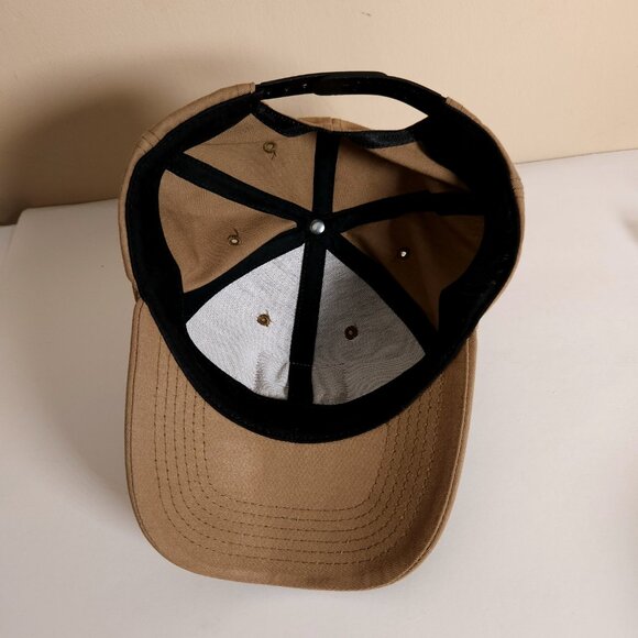 Banner & Oak Sierra Cap Tan Adjustable Snapback Hat Patch Outdoors USA Mountain - Picture 6 of 16